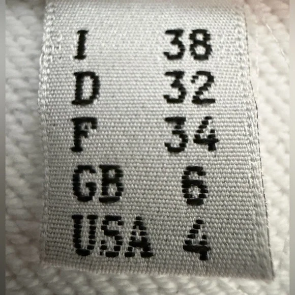 Moschino Teddy Bear White Sweatshirt Women’s Size 4 100% Cotton - Picture 6 of 6